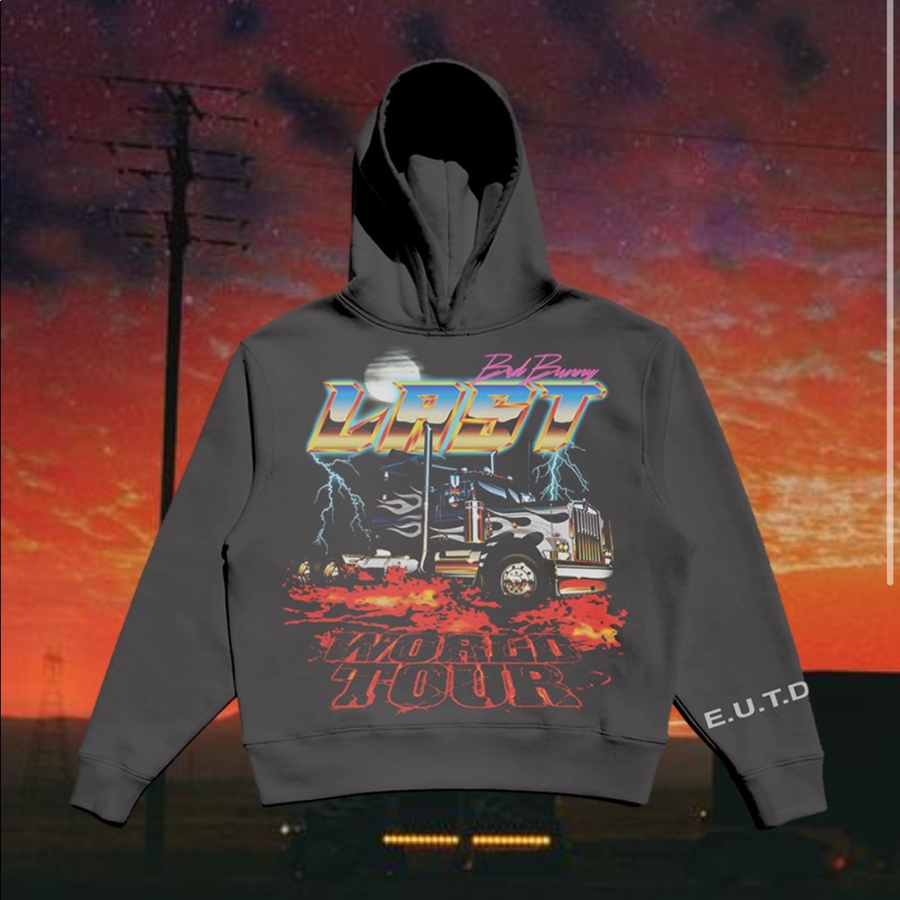 BAD BUNNY last world tour hoodie